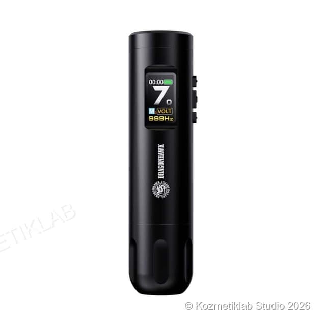 Dragonhawk X7 Kablosuz Dövme Makinesi | Akıllı Ekran AI, 3.5mm Stroke, Fırçasız Motor