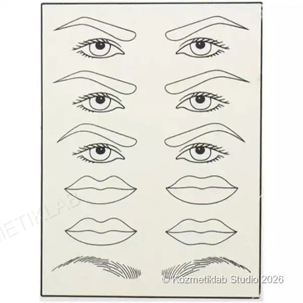 Kalıcı Makyaj Alıştırma Lateksi - Pratik Cilt detaylı kullanım ve kutu içeriği görünümü