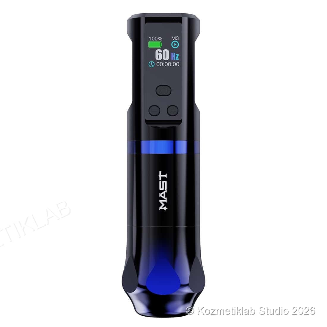 Mast Hertz Kablosuz Dövme Makinesi (Ayarlanabilir Frekans, 3.5 mm Stroke, 1800 mAh)