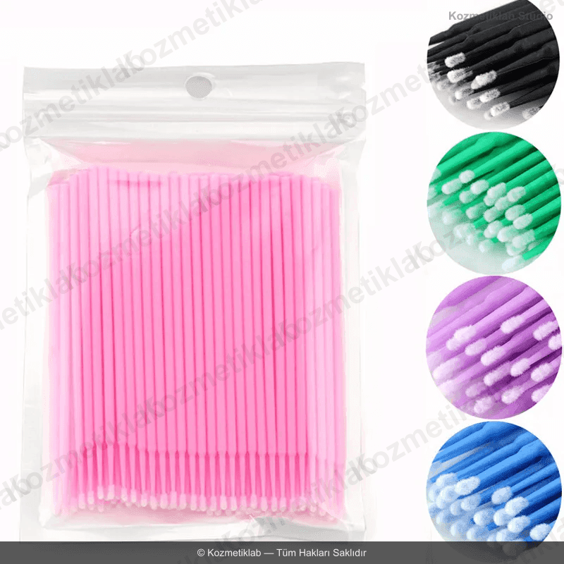 Kozmetiklab Microbrush Çubukları - Paket