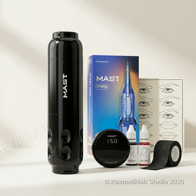 Mast Sensor Dövme Makinesi Seti | Mast Circle Güç Kaynağı