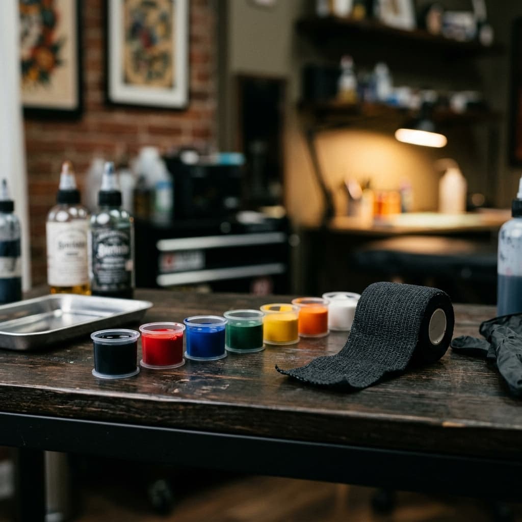 Dövme Hijyeninde Sarf Malzemelerinin Rolü: Pota ve Grip Sargısı