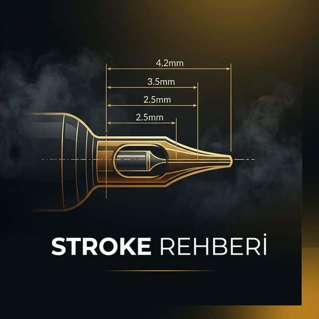 Dövme Makinesi Stroke Nedir? 2.5mm vs 3.5mm vs 4.2mm — Hangi Stroke Sana Uygun?
